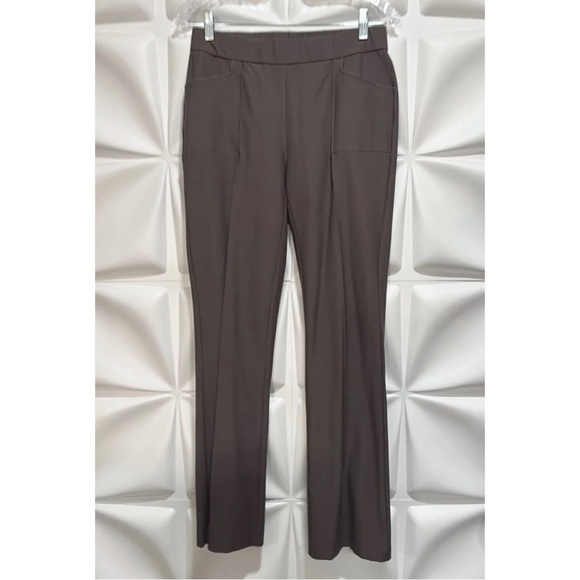 Eileen Fisher Sz XS Gray Longline Cardigan Jacket & Pull On Stretch Pant 2pc Set - Picture 4 of 8